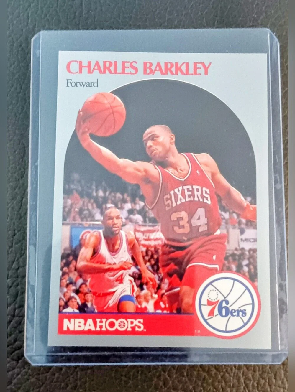 1990 NBA Hoops CHARLES BARKLEY #225 Basketball Card Philadelphia 76ers